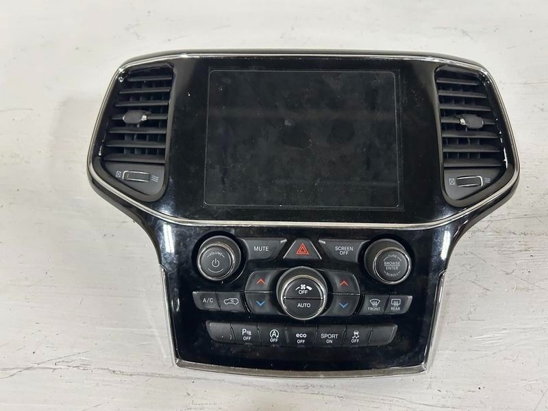2019-2022 Jeep Grand Cherokee Climate AC Heater Control Unit w/ Bezel OEM