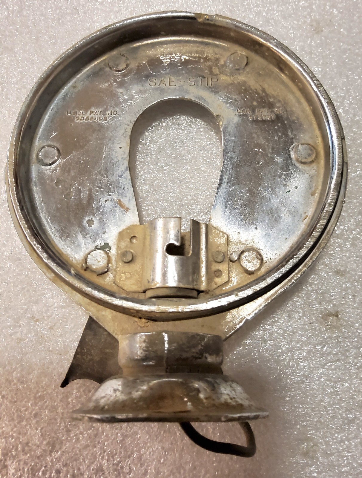 Vintage DIETZ Dual Sided Turn/stop Signal Pedestal Light 4-75