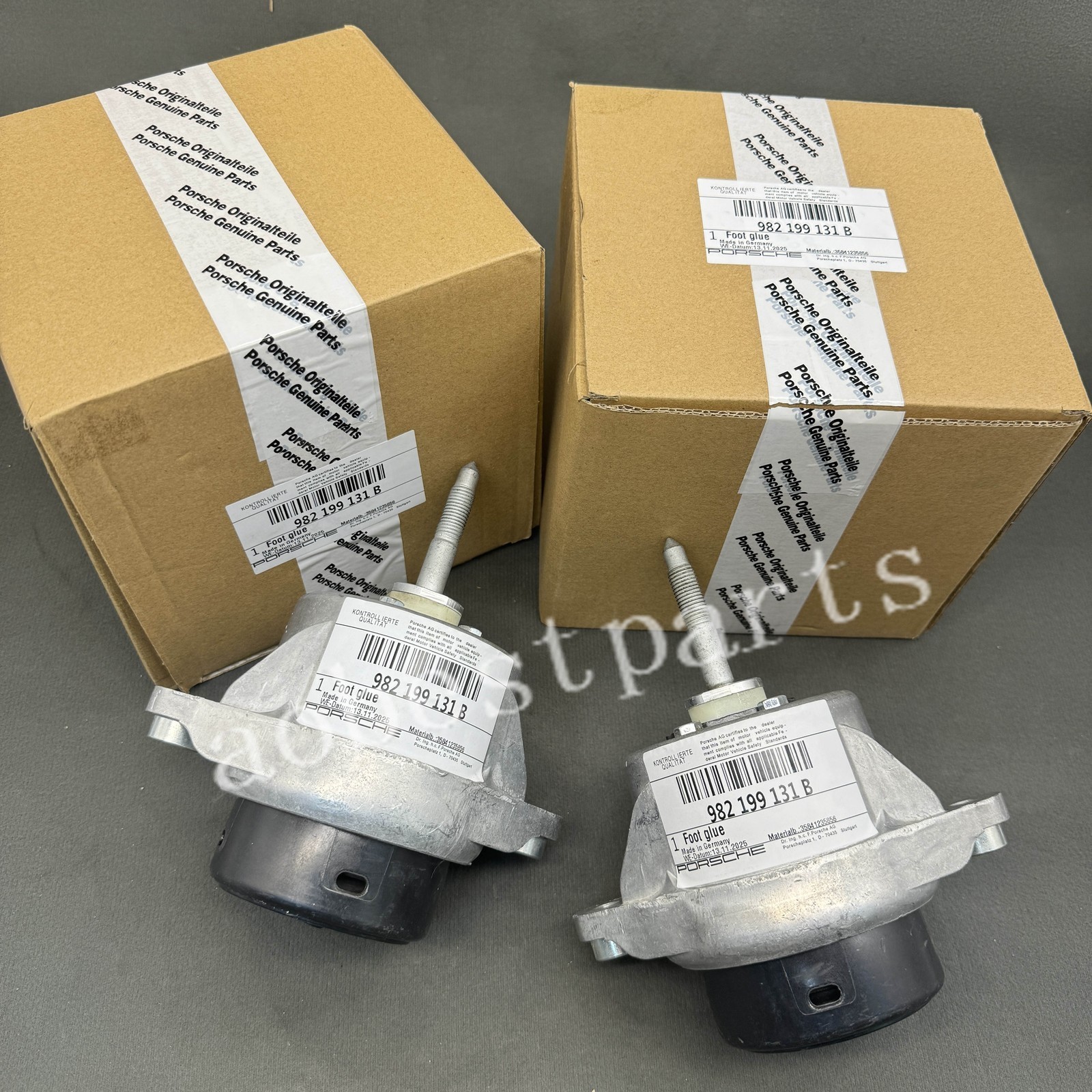 2PCS Engine Mounts For Porsche 718 982 Cayman Boxster 2017-24 2.0 OE# 982199131B