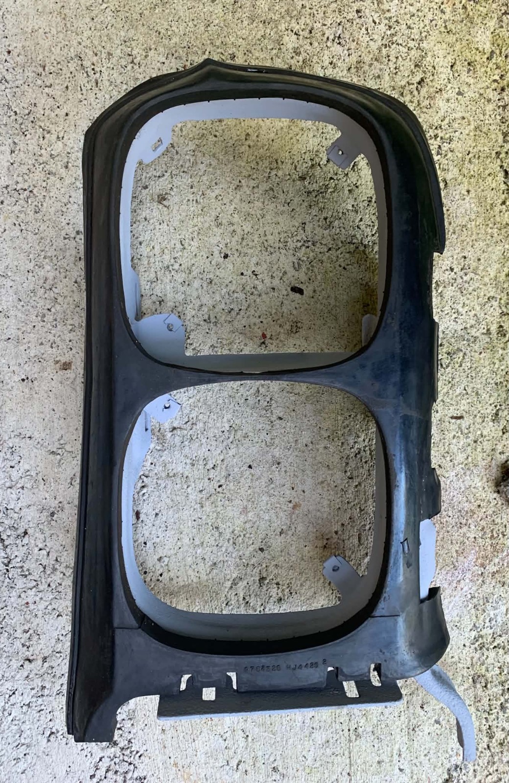 1969 Firebird Driver Left Headlight Surround Frame with Rubber Filler