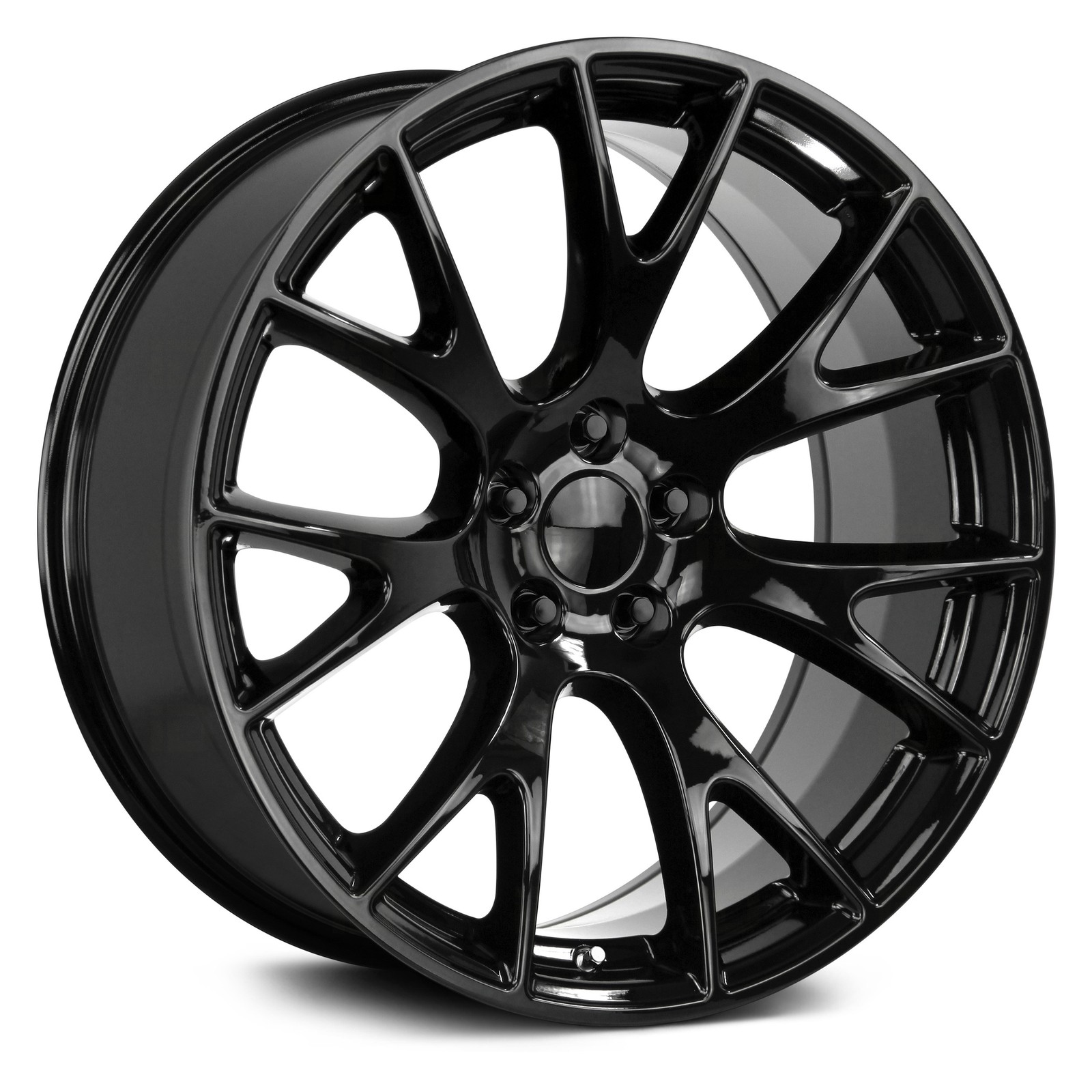 Strada OE Replica HELLCAT Wheels 20x9.5 (20, 5x114.3, 71.6) Black Rims Set of 4