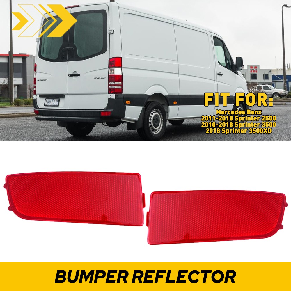 Rear LH &RH Bumper Reflectors For 2011-2018 Sprinter MB 2500 45217 Sprinter 3500