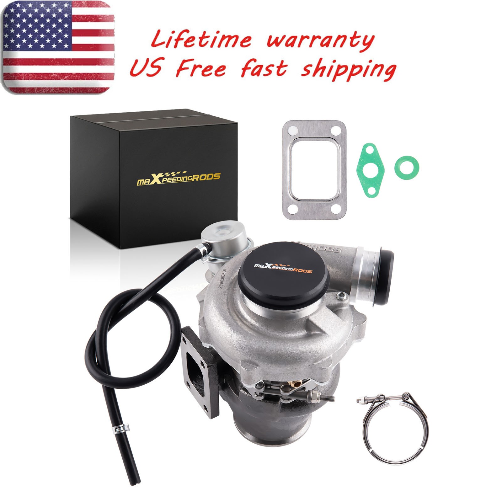 T25 660HP Ball Bearing Billet Universal Turbo Turbocharger A/R 0.70/0.49 V-Band