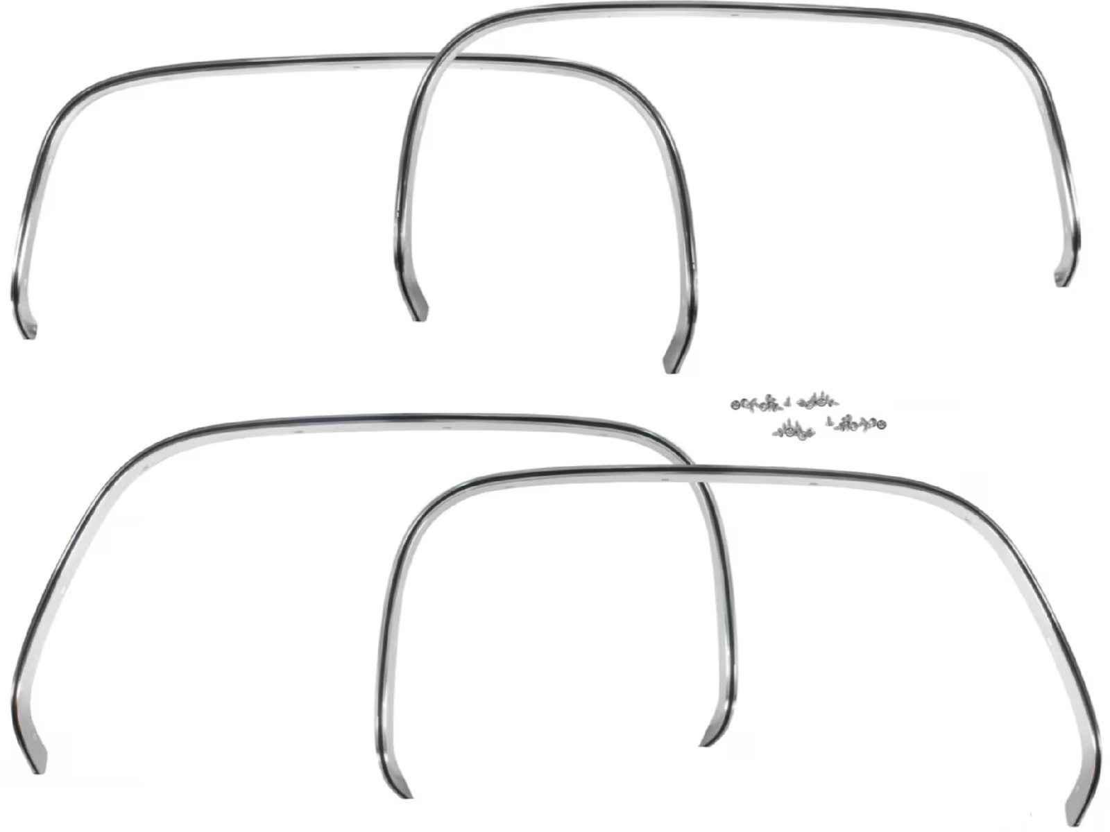 81-87 Chevy/GMC Truck Aluminum Front & Rear Fender Wheel Opening Trim Molding