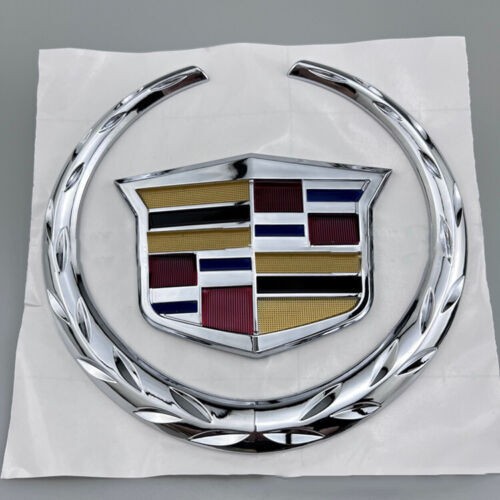 preown new Rear Front Grille Ornament Emblem Badge for Cadillac SRX CTS 6/4 INCH preown new Rear Front Grille Ornament Emblem Badge for Cadillac SRX CTS 6/4 INCH
