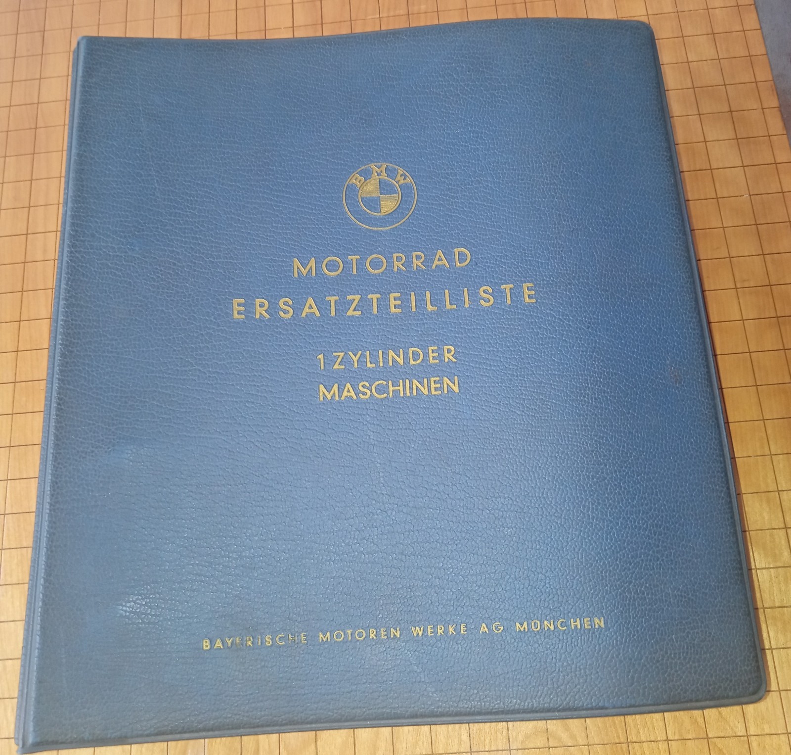 Vintage 1956 BMW Motorcycle Factory Parts Manual Vintage 1956 BMW Motorcycle Factory Parts Manual