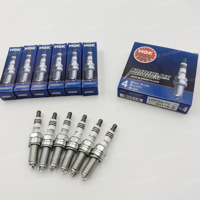 6PCS Spark Plugs NGK Iridium IX Spark Plug 93175 For Acura Honda Kia RAM
