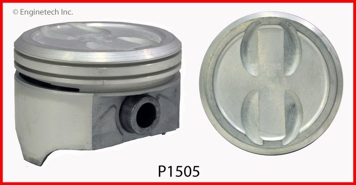 Enginetech P1505(8)STD Engine Piston Set Without Rings for 4.00-inch Bore Enginetech P1505(8)STD Engine Piston Set Without Rings for 4.00-inch Bore