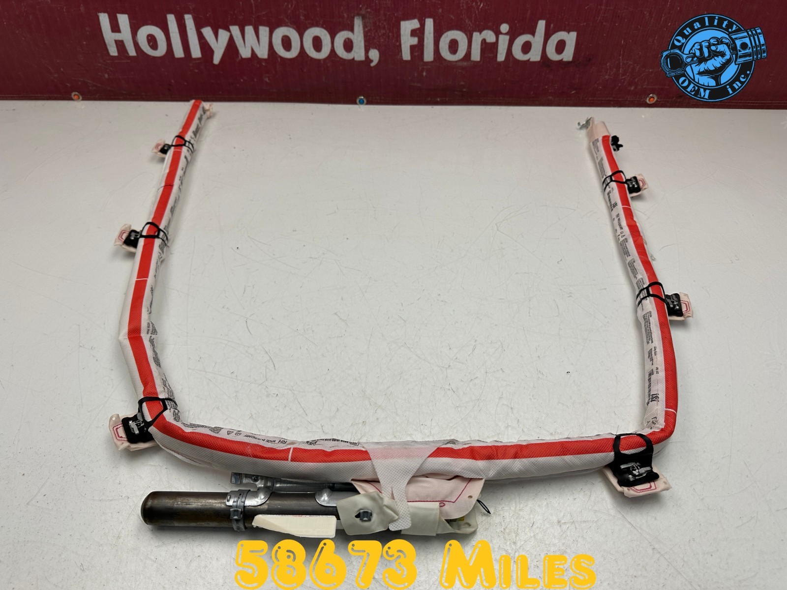 2019-2025 AUDI A6 S6  RIGHT PASSENGER SIDE UPPER ROOF CURTAIN SRS AIRBAG OEM 58k