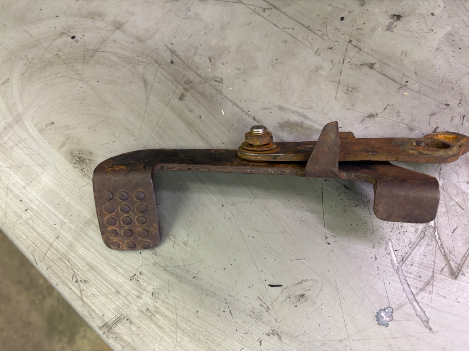 Henderson KJ Motorcycle Clutch Pedal Assembly, Original Henderson KJ Motorcycle Clutch Pedal Assembly, Original
