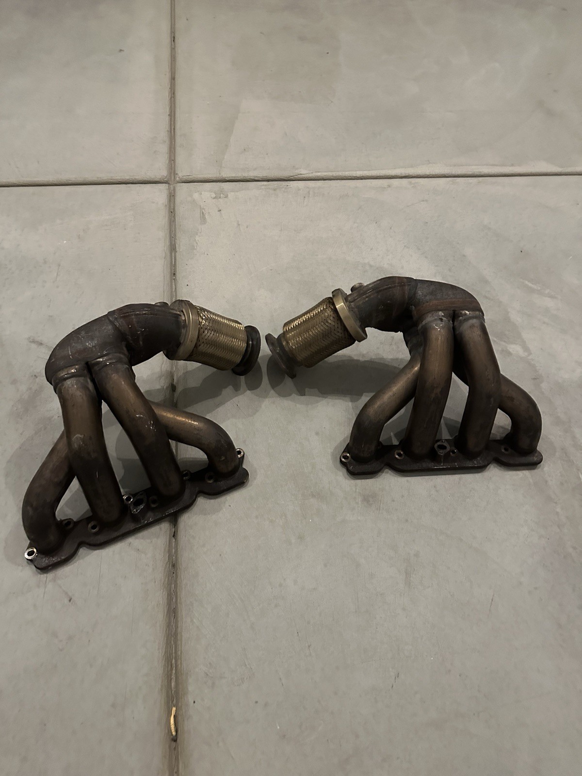Ferrari 458 Oem Exhaust Manifolds Headers Left Right