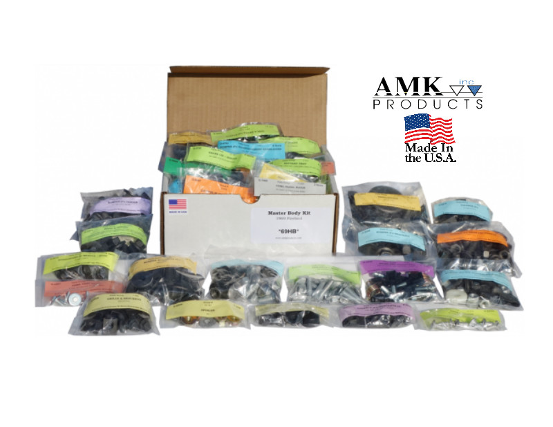 1977 1978 Pontiac Firebird Master Body Bolt Authentic Hardware Kit 575 Pcs - AMK
