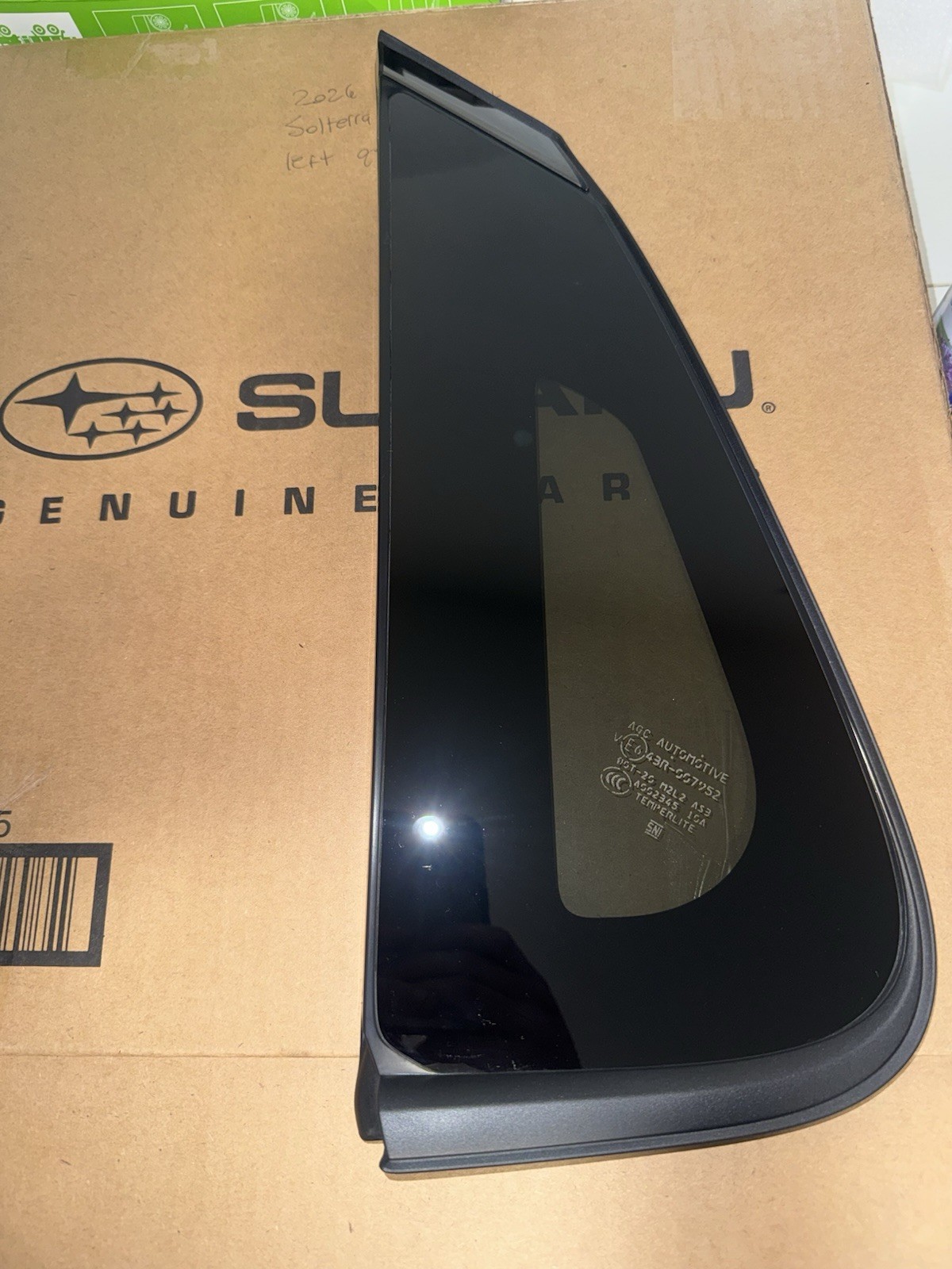 Subaru Solterra Left Side Driver Quarter Glass Oem Used Part# 62720426807a Subaru Solterra Left Side Driver Quarter Glass Oem Used Part# 62720426807a