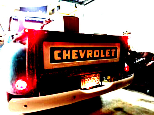 The Original 1947 & Later Chevy Pickup Truck Bed Roll Lights Red LED Brake Turn
