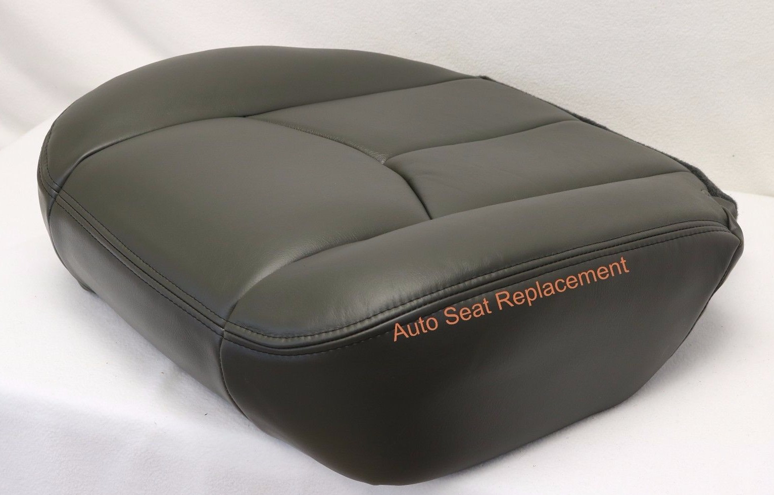 2003 2004 2005 Chevy Silverado Driver Bottom Leather Seat Cover Dark Gray #692