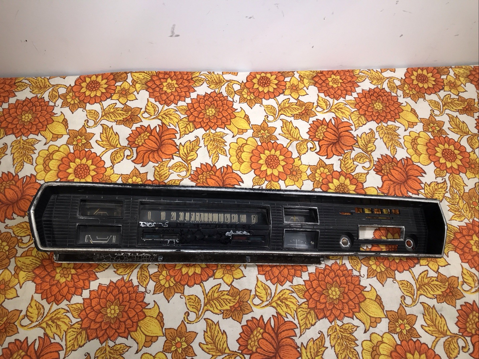 1966 1967 Dodge Coronet 500 R/T Instrument Cluster Bezel Complete OEM Vintage