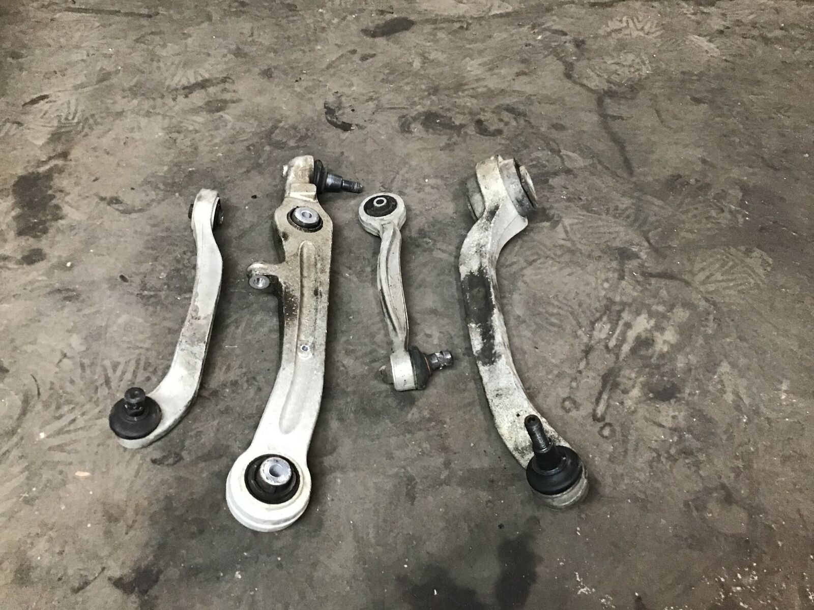 Bentley Continental GT V8 2013 Front Left Driver Control Arm Set 4 PCS 12-18 :O