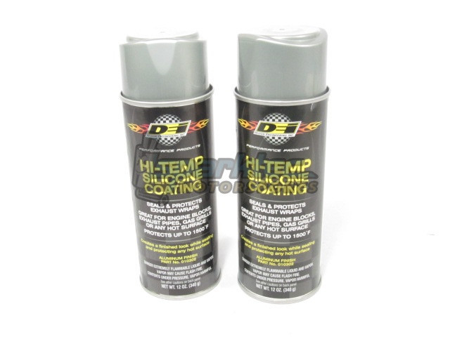 DEI Exhaust Manifold Wrap Header Downpipe High Temp Silicone Coating Aluminum 2p