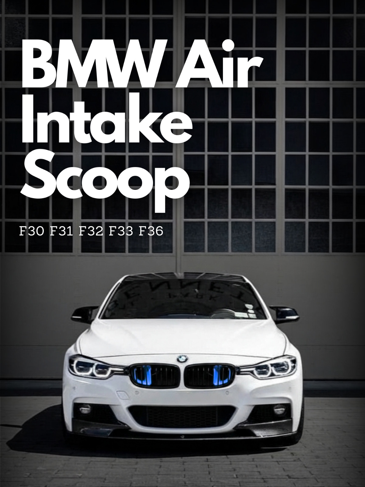 Share BMW Air Intake Scoop Upgrade F30 F31 F32 F33 F36 (2013–2020) R+L BLUE