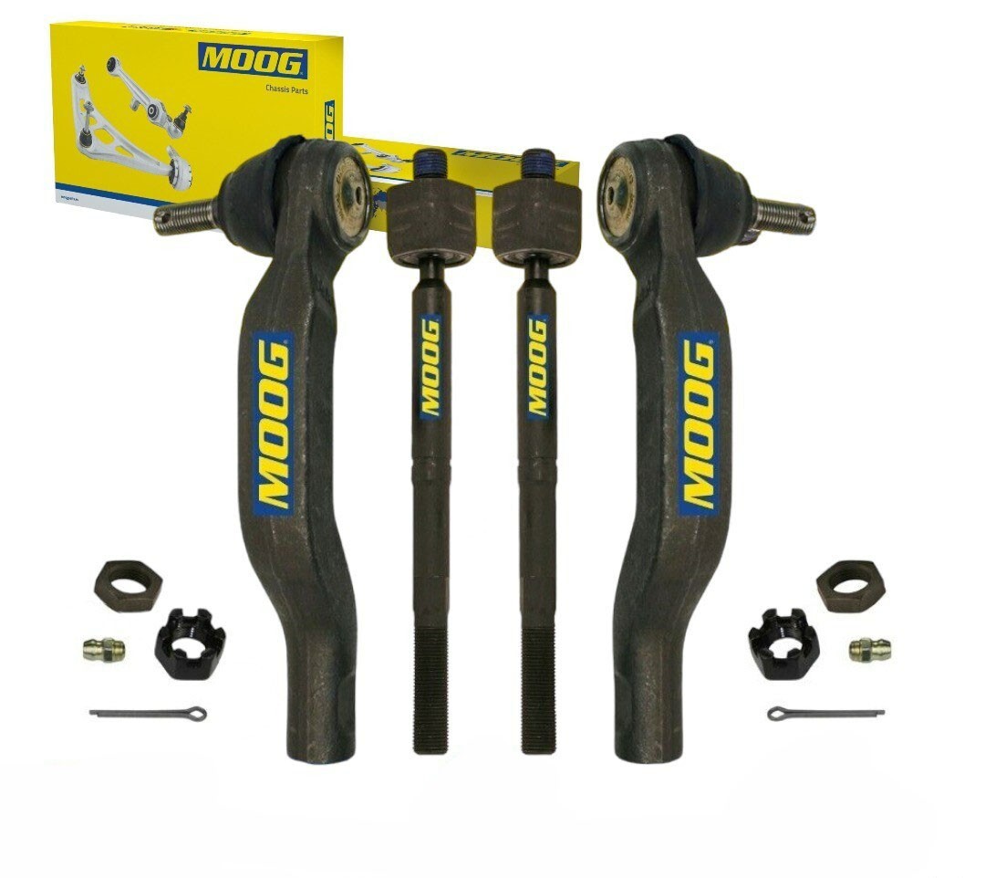 MOOG Front Inner Outer Steering Tie Rods Kit 4PCS Set For 2006-2018 Toyota RAV4