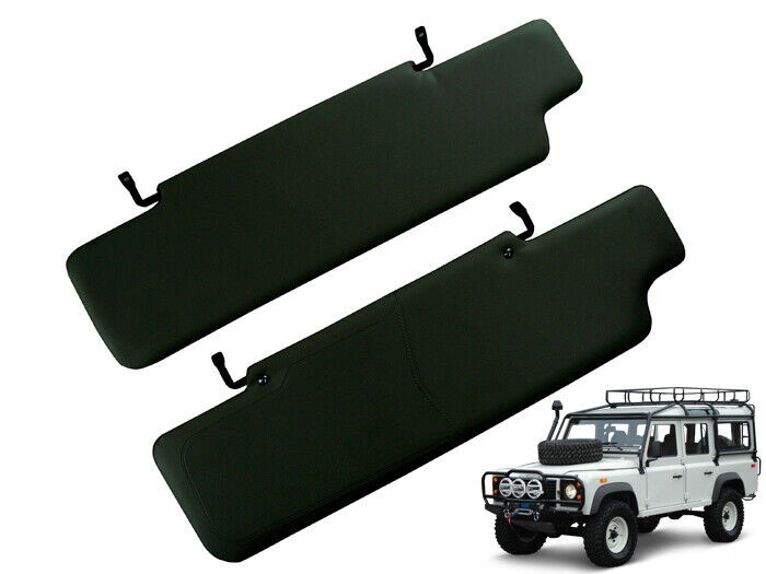 Black Sunvisor Sun Visors Set for Land Rover Defender 1983-2012