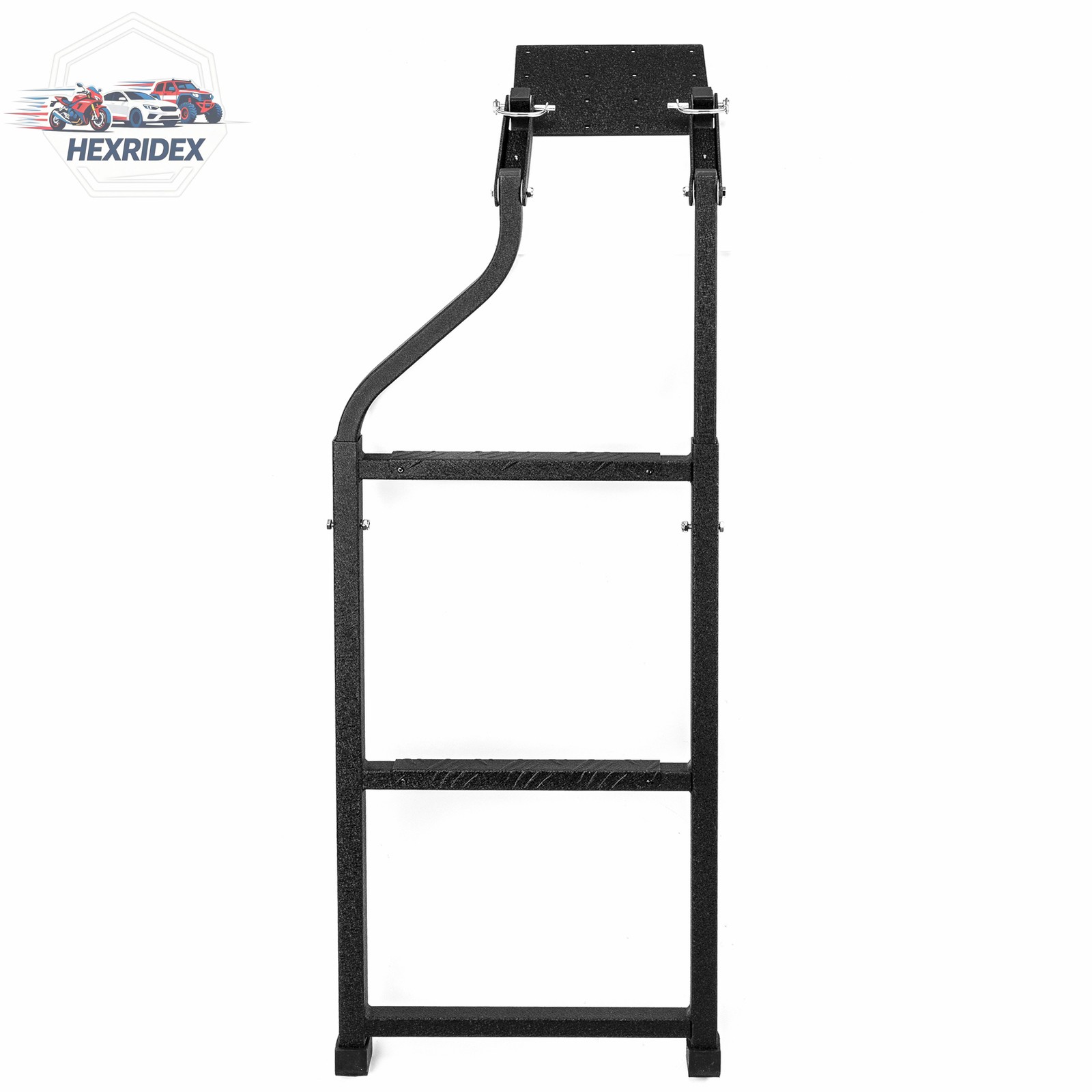 Foldable Pickup Truck Tailgate Ladder Step Capacity 300 lbs Height adjustable