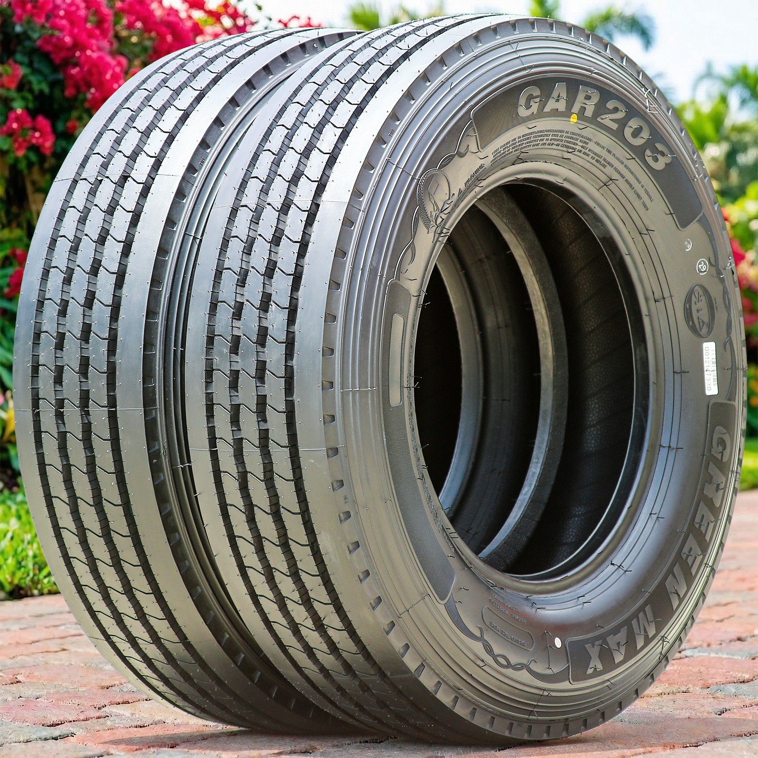 2 Green Max GAR203 225/75R16 119/116L F 12 Ply Light Truck Tires 2 Green Max GAR203 225/75R16 119/116L F 12 Ply Light Truck Tires