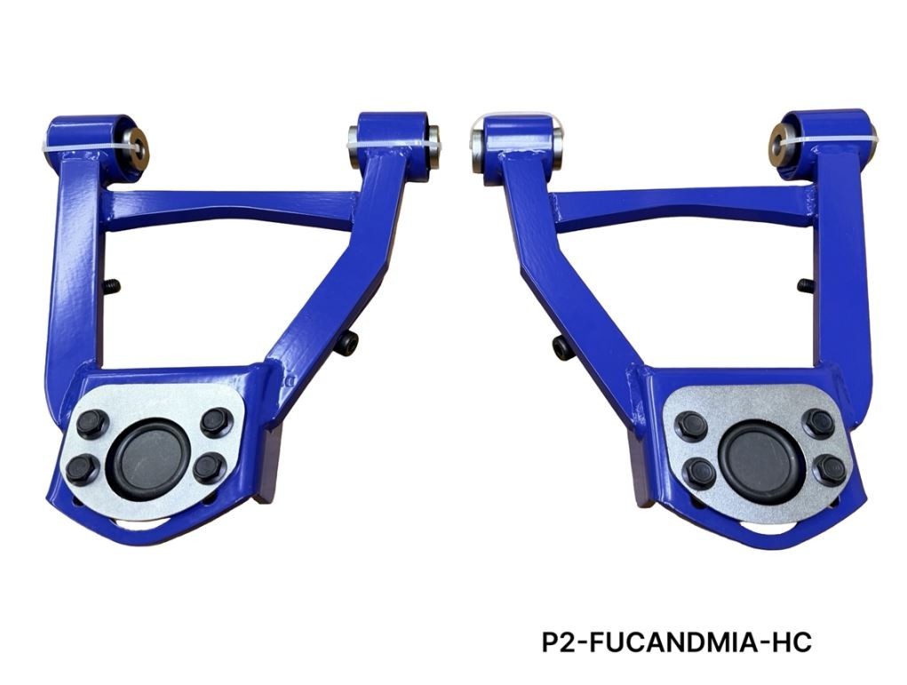 P2M Phase 2 Adjustable Front Upper Camber Control Arms FUCA for Fiat 124 Spider
