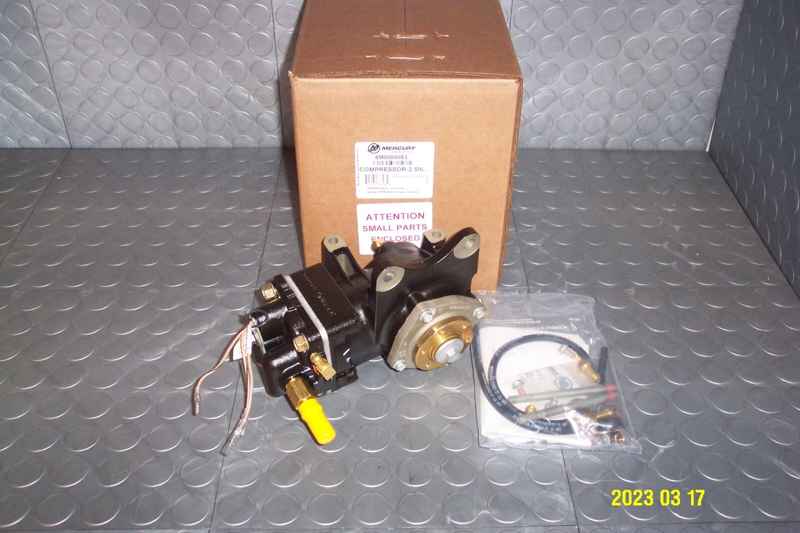 Mercury Marine Optimax 2.5L DFI Air Compressor  8M0060053, 8M0057463, 8M0050656