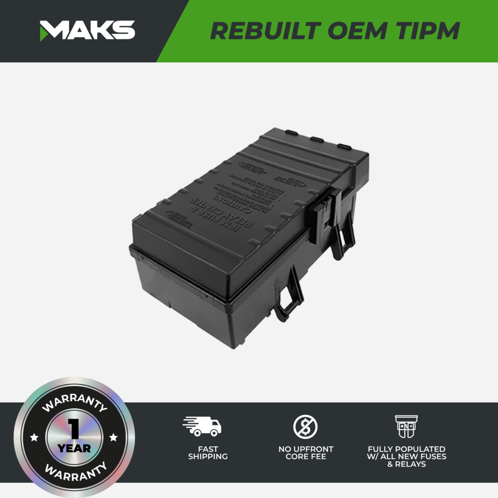 2003 – 2005 Dodge Caravan OEM Rebuilt TIPM Fuse Box 05082457 1 YEAR WARRANTY