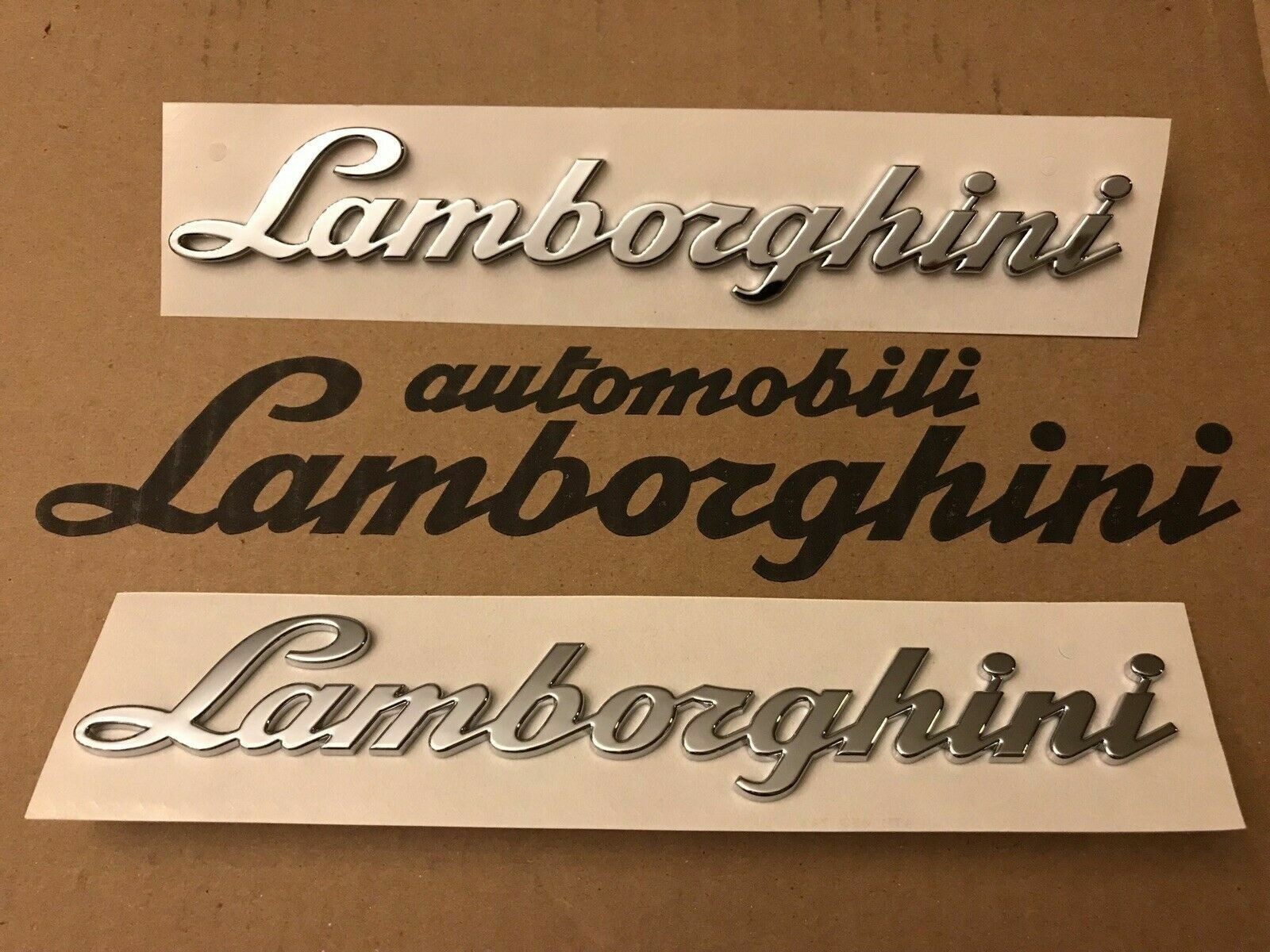 ~ NEW Lamborghini Huracan Lettering OEM Logo Script Emblem Rear Badge 400853742