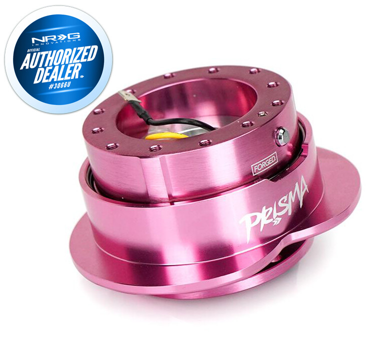 NEW NRG HEART SHAPE QUICK RELEASE PINK BODY AND RING + HARDWARE SRK-143PK