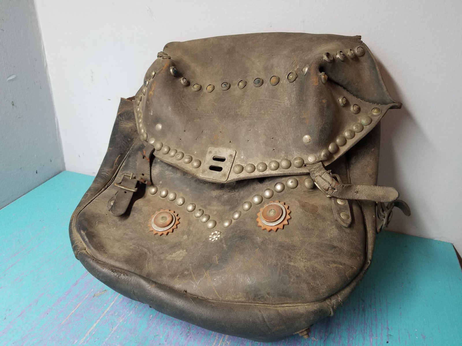 Knucklehead Saddlebag oem Harley Davidson 1937 1938 1939 1940 Flathead