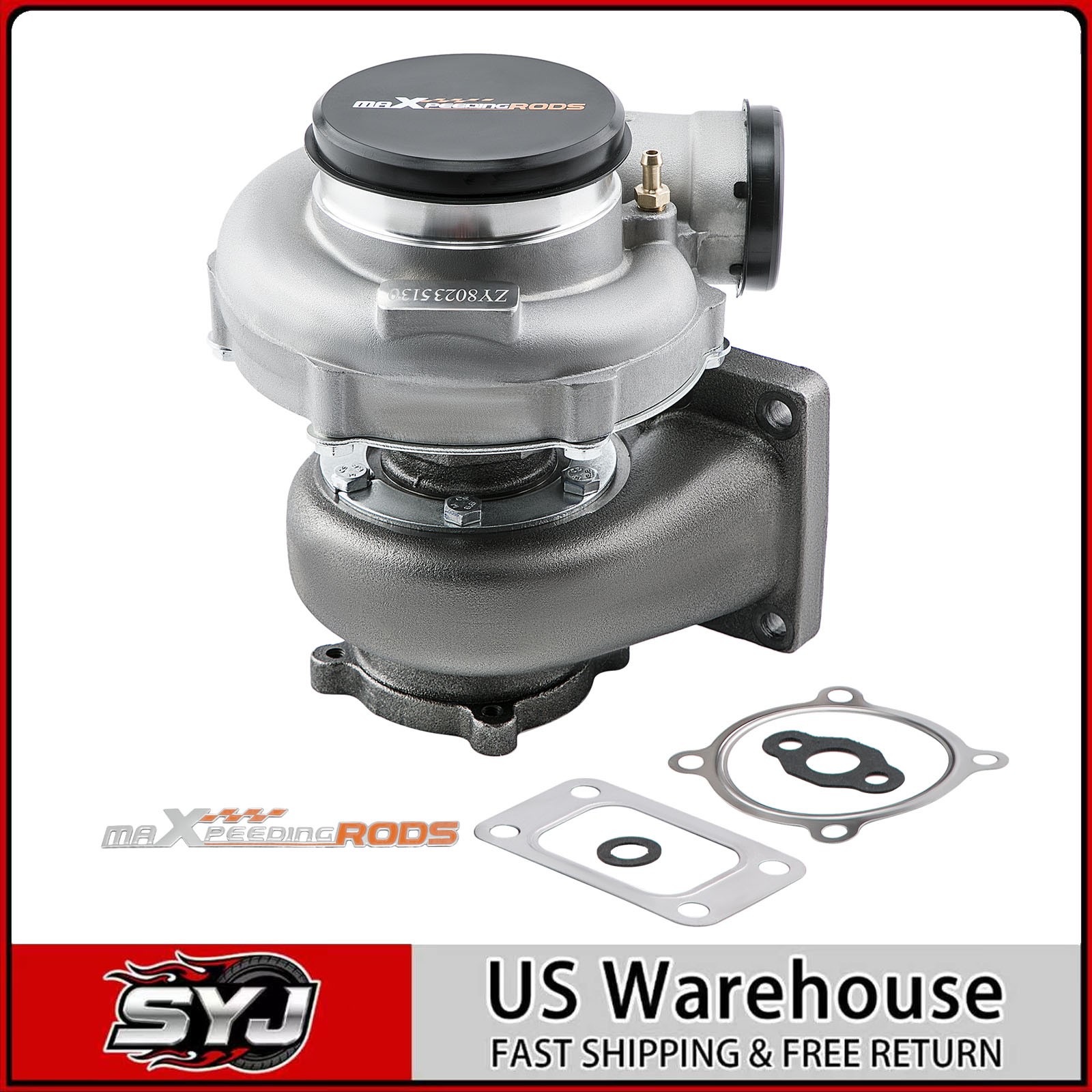 Anti-Surge GT35 GT3582R GT3582 Turbo T3 Flange .63AR 4 Bolts Universal Fit