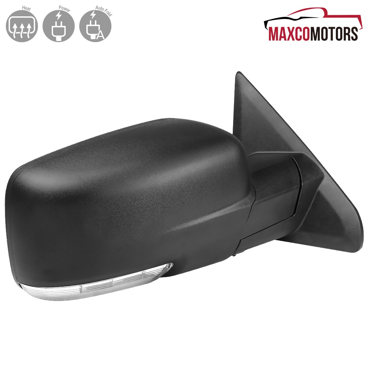 Right/Passenger Side Mirror Fits 2013-2019 Ram 1500 Power Fold+Heated+LED Signal Right/Passenger Side Mirror Fits 2013-2019 Ram 1500 Power Fold+Heated+LED Signal