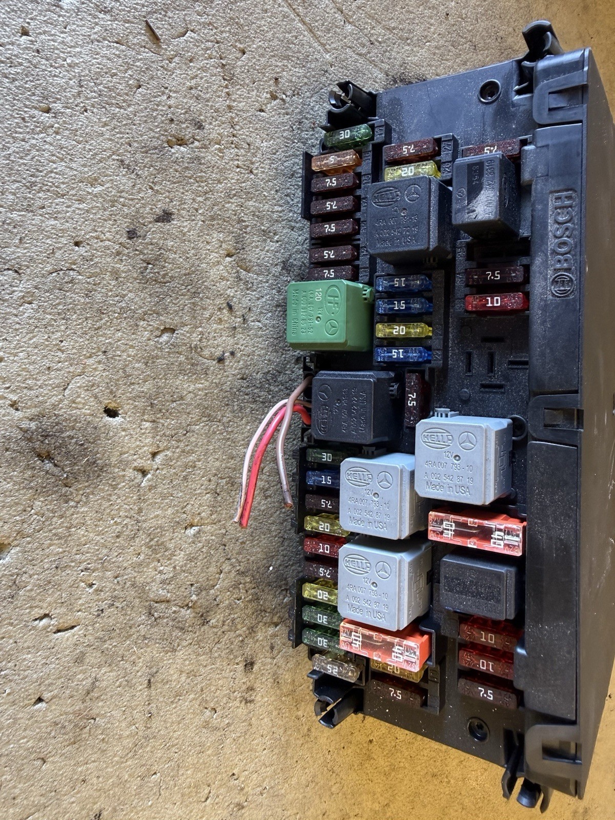 10-13 Mercedes W212 E350 E550 Front SAM Fuse Relay Module A2129007104 Oem Unit 