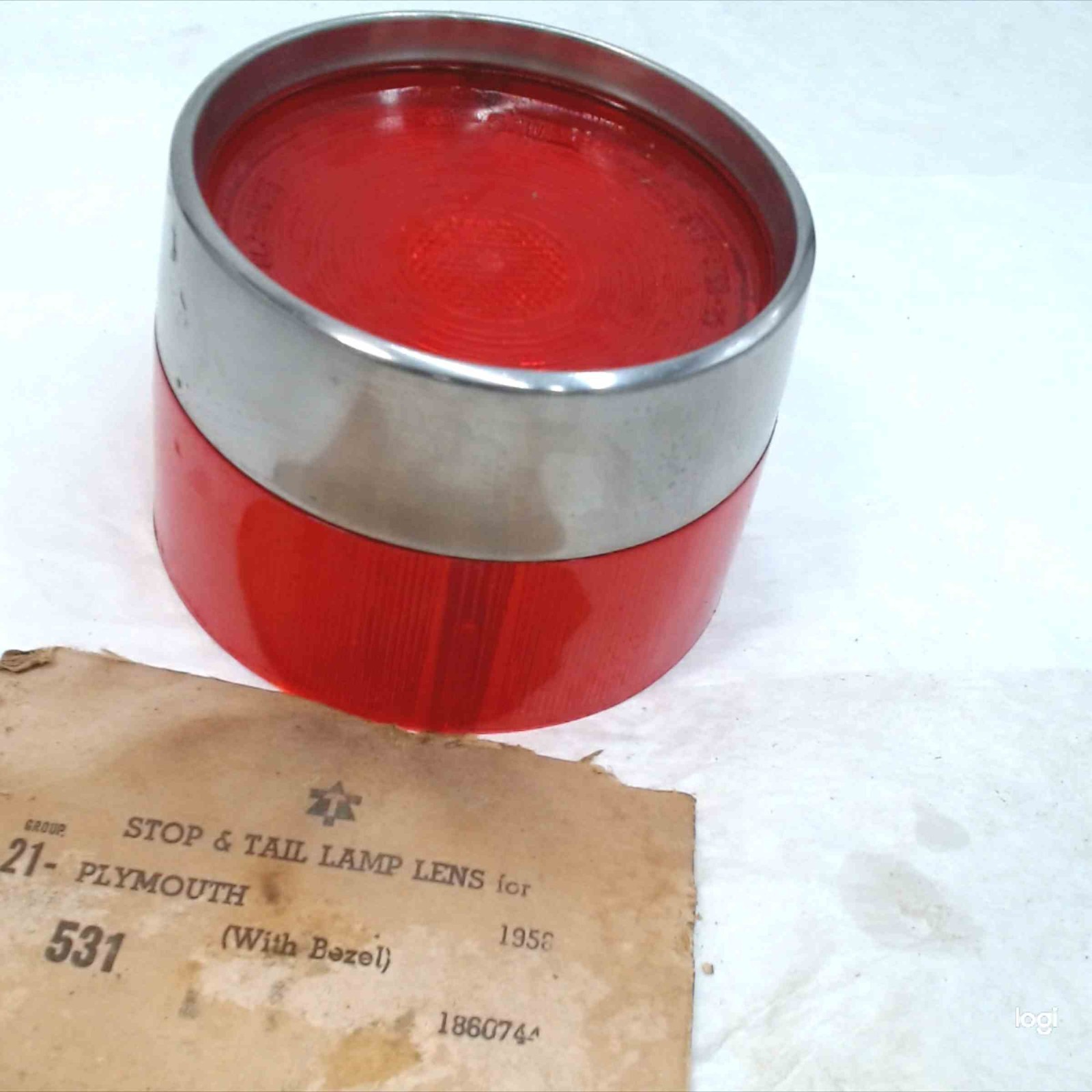 1958 Plymouth Fury Belvedere Savoy Plaza Tail Light Lens Bezel 1860744 NORS