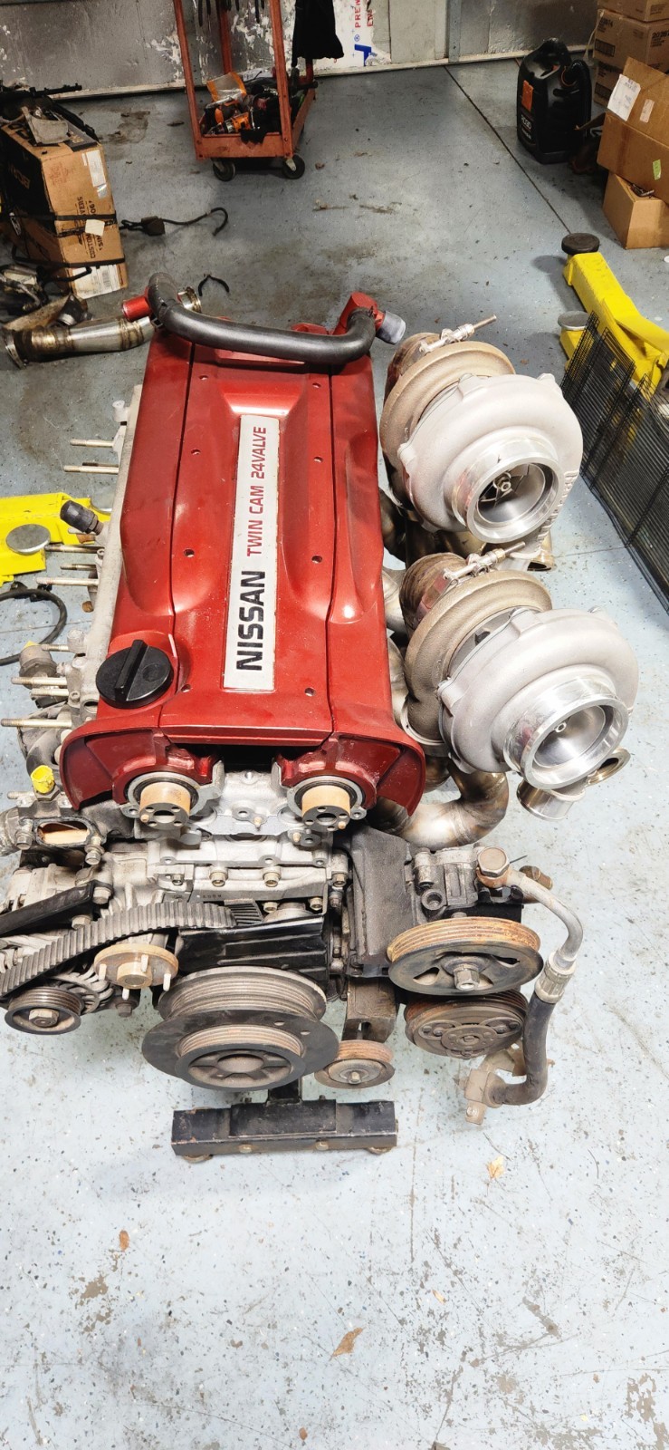 RB26DETT Twin Turbo Fully Custom Turbo Kit Garrett Skyline GTR R32 R33 R34 Rb26