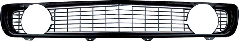 1969 Camaro; Standard Front Grill Assembly; with Pre-Installed Trim Moldings;