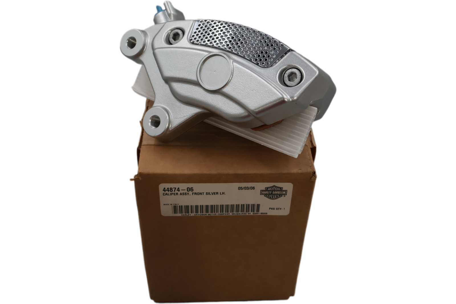 44874-06 NEW OEM 2006 HARLEY-DAVIDSON VRSCSE2 CVO VROD LEFT FRONT BRAKE CALIPER