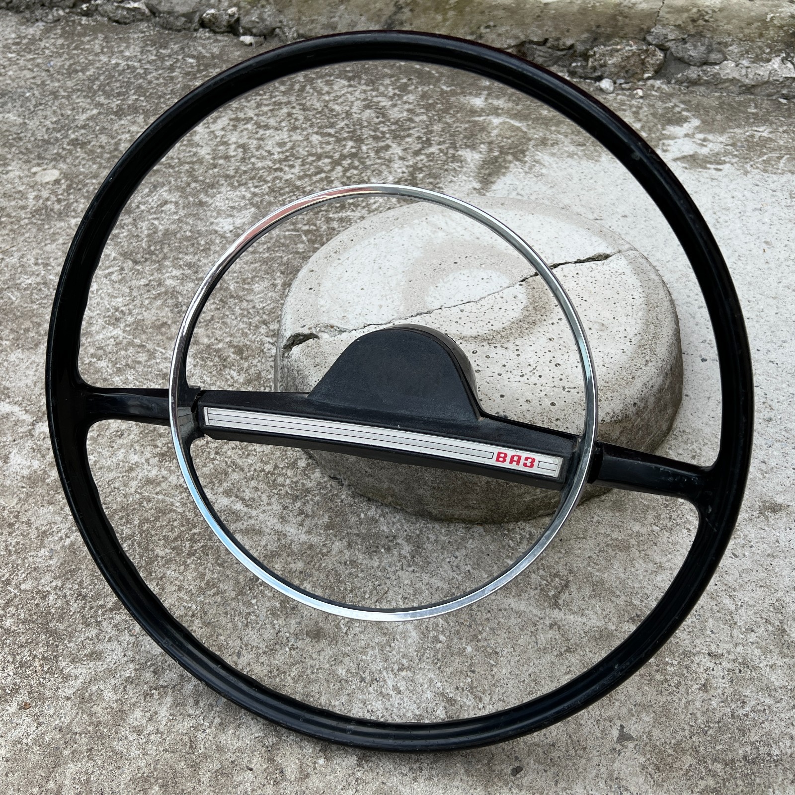 Lada VAZ 2101 Classic USSR Vintage 1970s Steering Wheel Soviet Retro Car / RARE.
