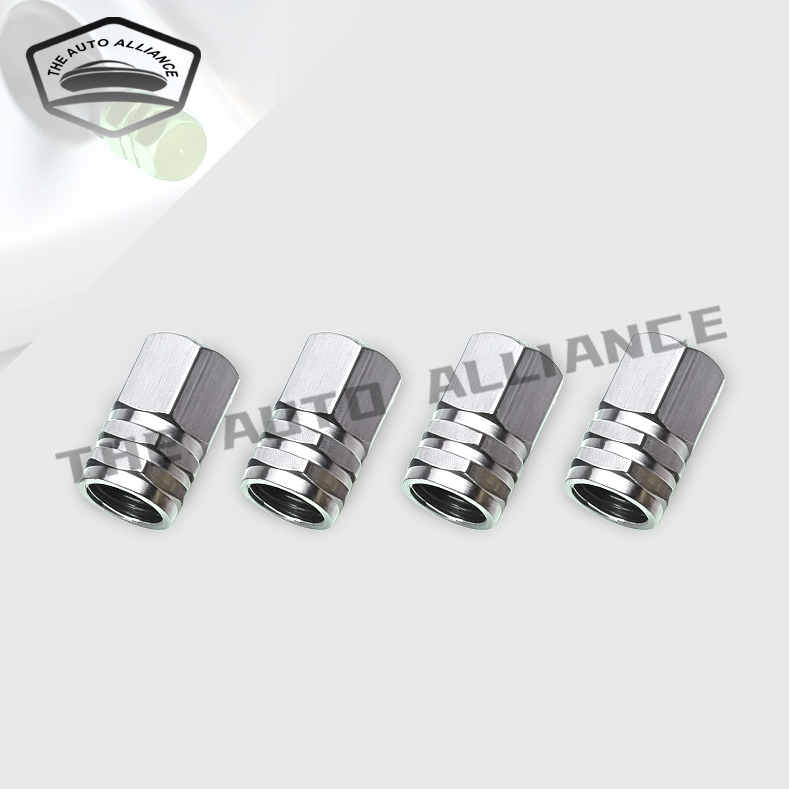 4Pcs Aluminum Car Motorcycle Bike Wheel Tire Valve Caps Tyre Rim Stem Silver Set 4Pcs Aluminum Car Motorcycle Bike Wheel Tire Valve Caps Tyre Rim Stem Silver Set