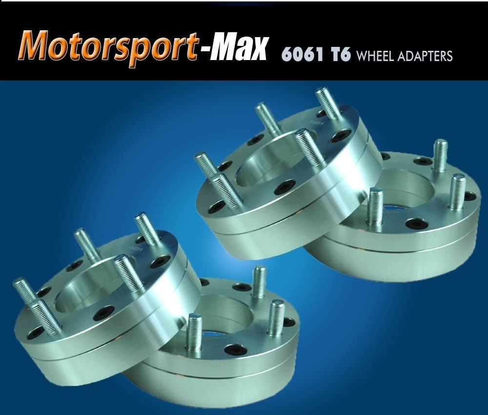4 Wheel Adapters 6x135 To 5x135 Spacers | For Late 5 Lug F150 Rims on 6 Lug F150