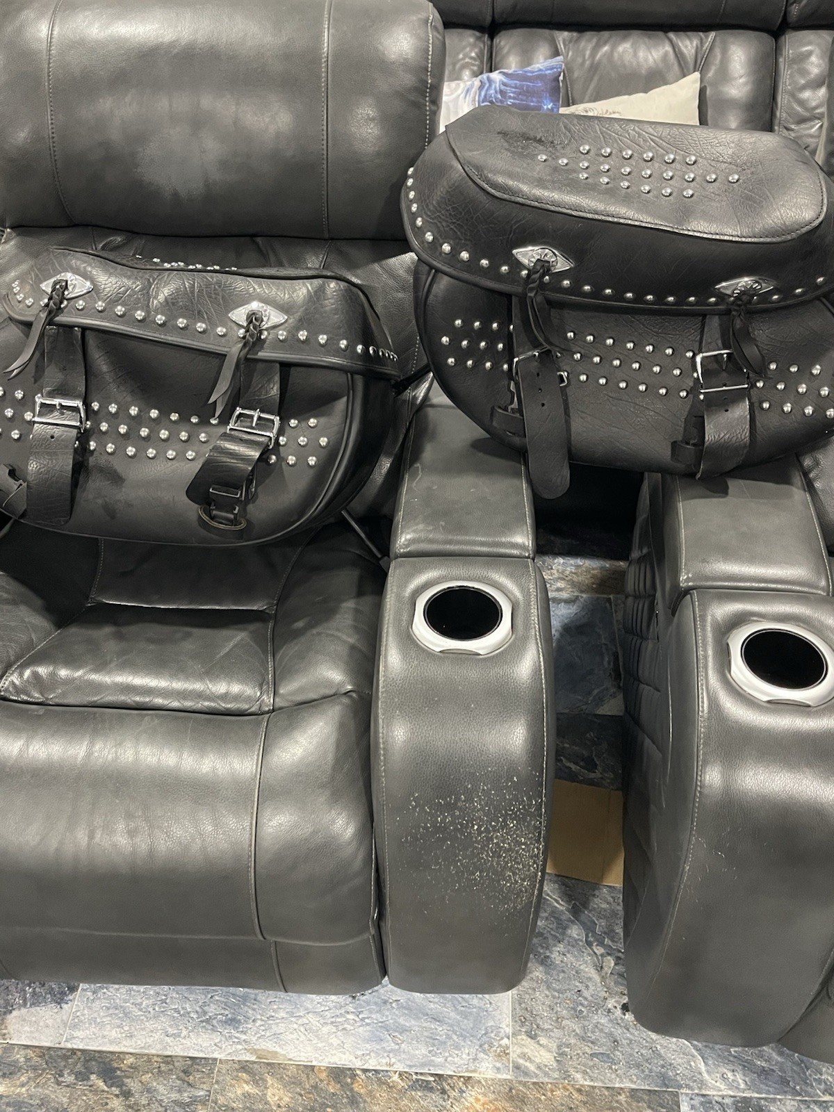 Harley-Davidson Alforja (Saddlebag) de Motocicleta Harley-Davidson Black