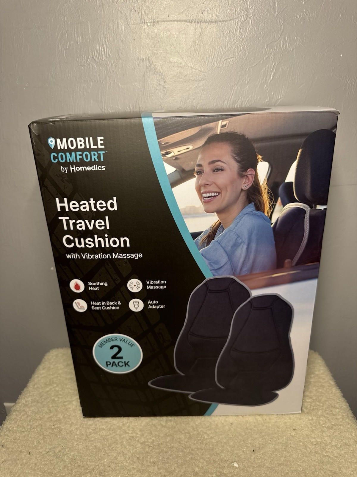 Heated Travel Cushion 2 Pack Car Seat Cushion Heated Travel Cushion 2 Pack Car Seat Cushion