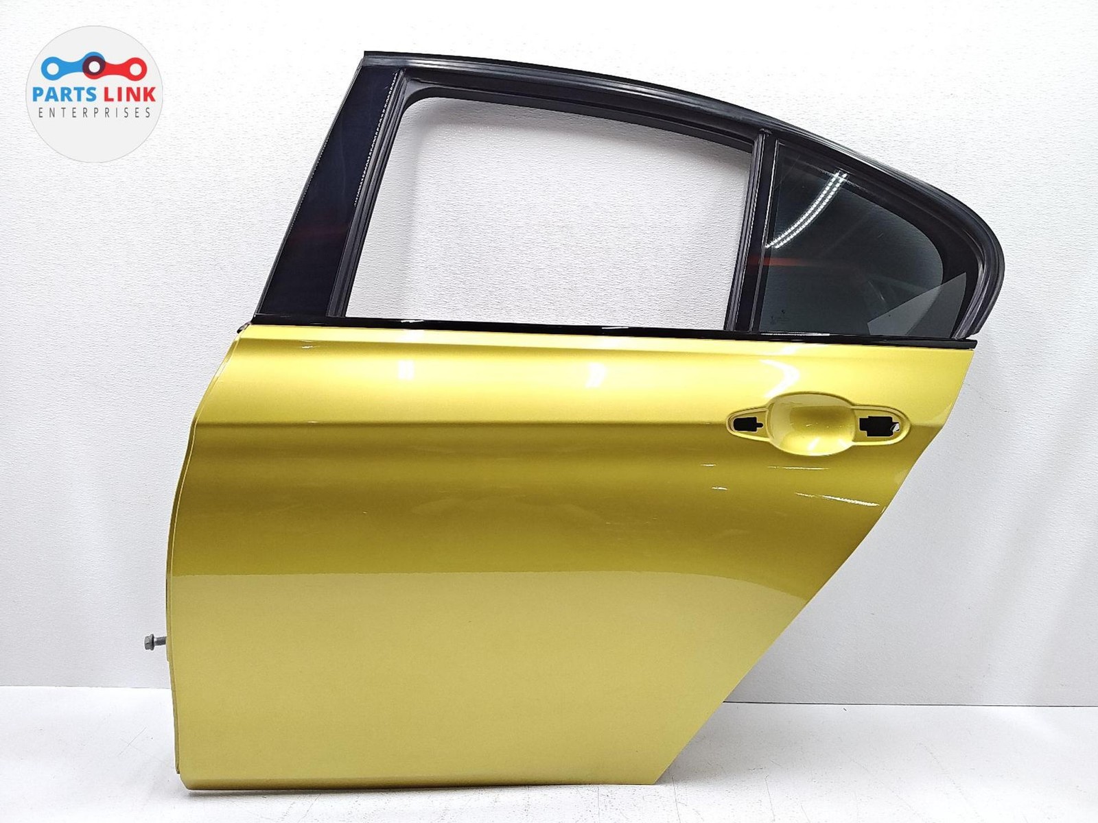 2015-2018 BMW M3 F80 REAR LEFT SIDE DOOR SHELL COVER AUSTIN GELB METALLIC OEM