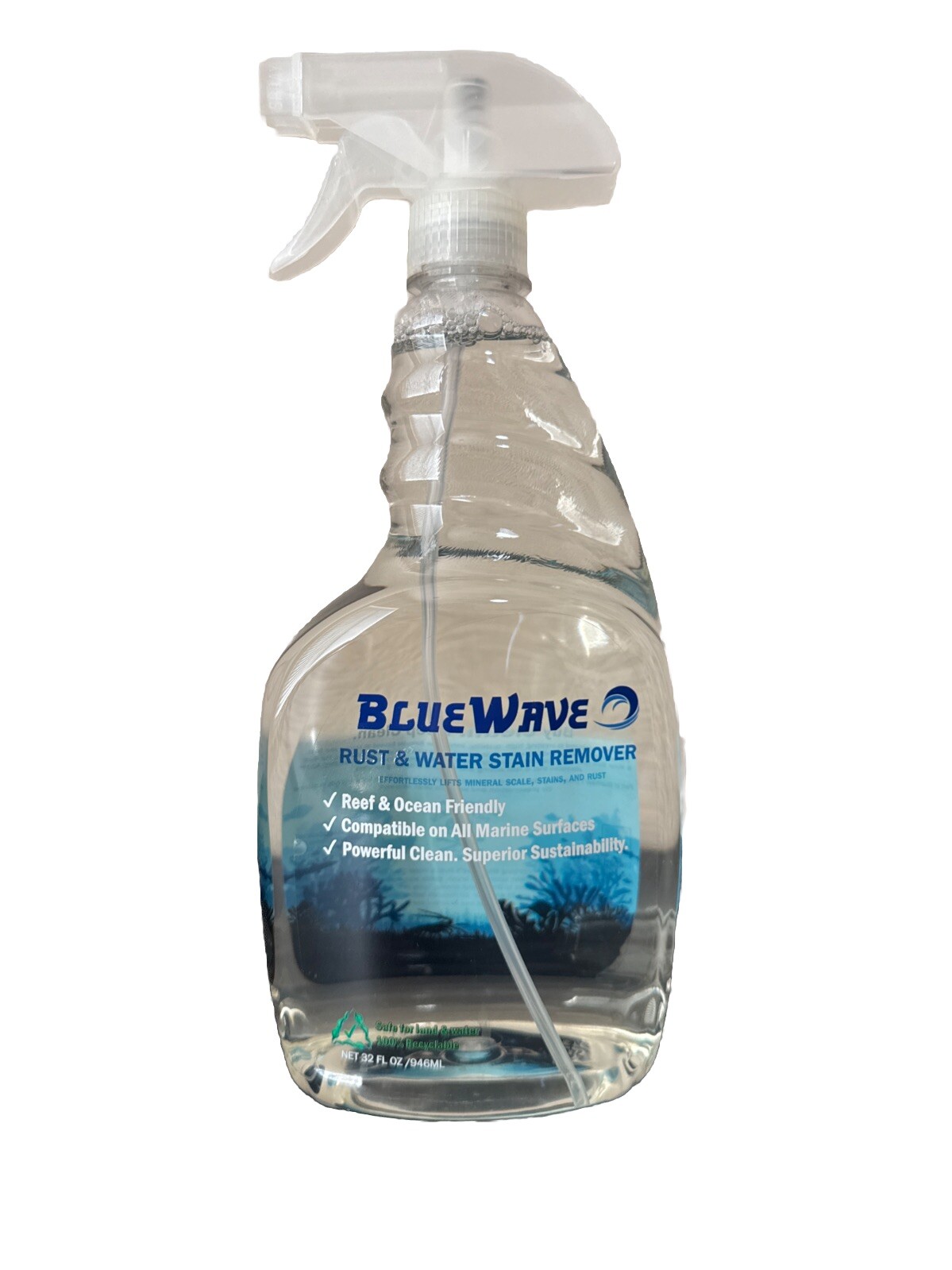 Blue Wave BWS100432 Water Stain & Rust Remover Qt - Reef & Ocean Friendly Blue Wave BWS100432 Water Stain & Rust Remover Qt - Reef & Ocean Friendly