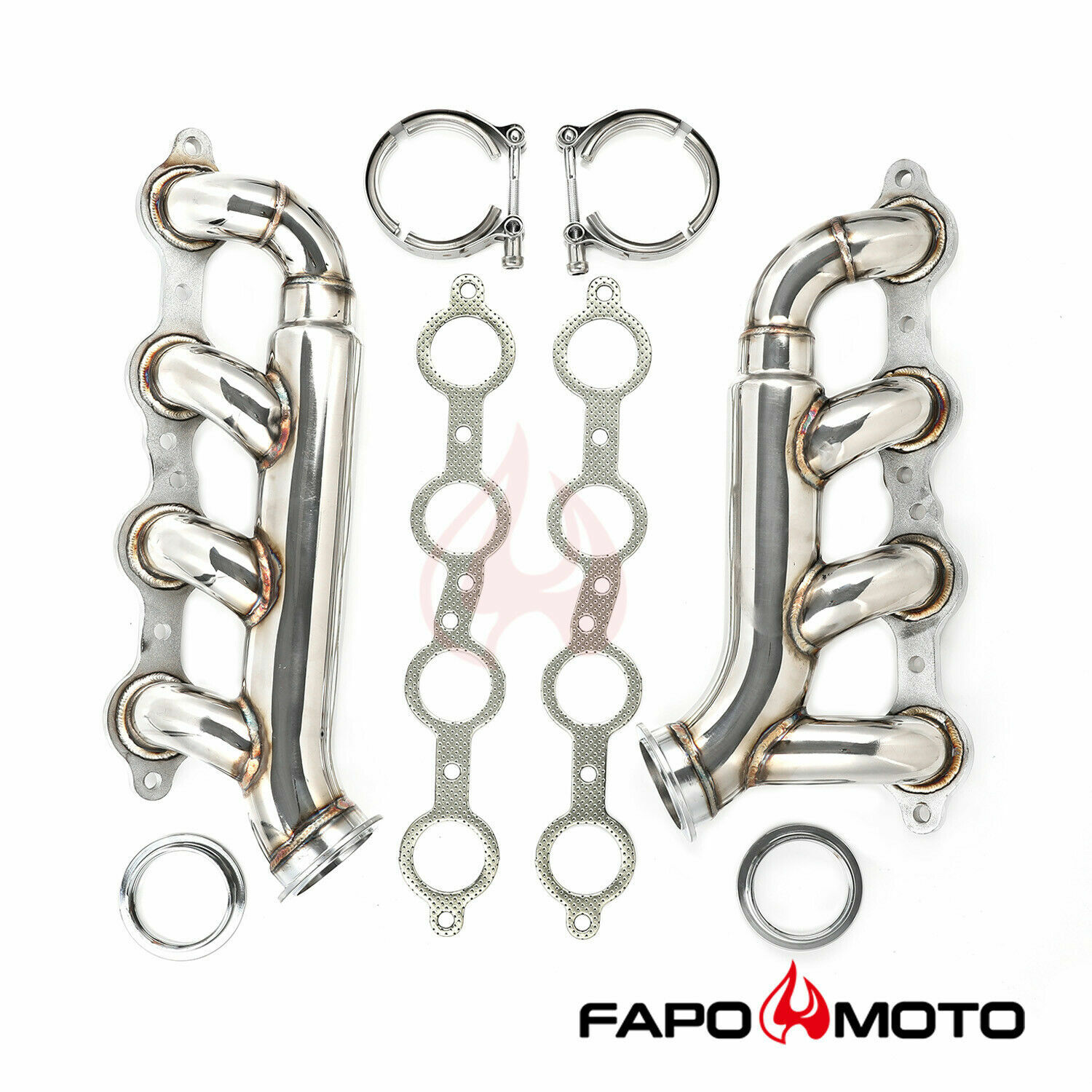 FAPO LS1 LS2 LSX LS9 LQ9 Turbo Headers for 98-19 Chevy Camaro Corvette F BODY V8