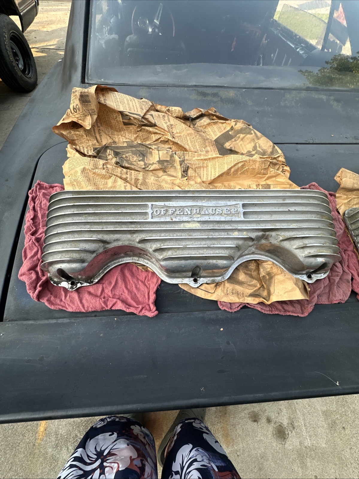 Two Offenhauser Original 1966 348/409 Valve Covers Dated At Least April 14,1966 Two Offenhauser Original 1966 348/409 Valve Covers Dated At Least April 14,1966