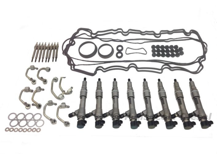 2008-2010 6.4L Ford Powerstroke Diesel Reman Injector Superkit (3276) - Core Due